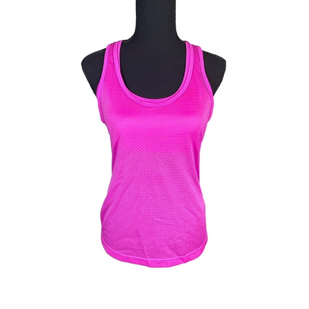 Fila Sport Tank Top Women's Size XS Pink Built-in Bra Polyester Stretch Pullover
